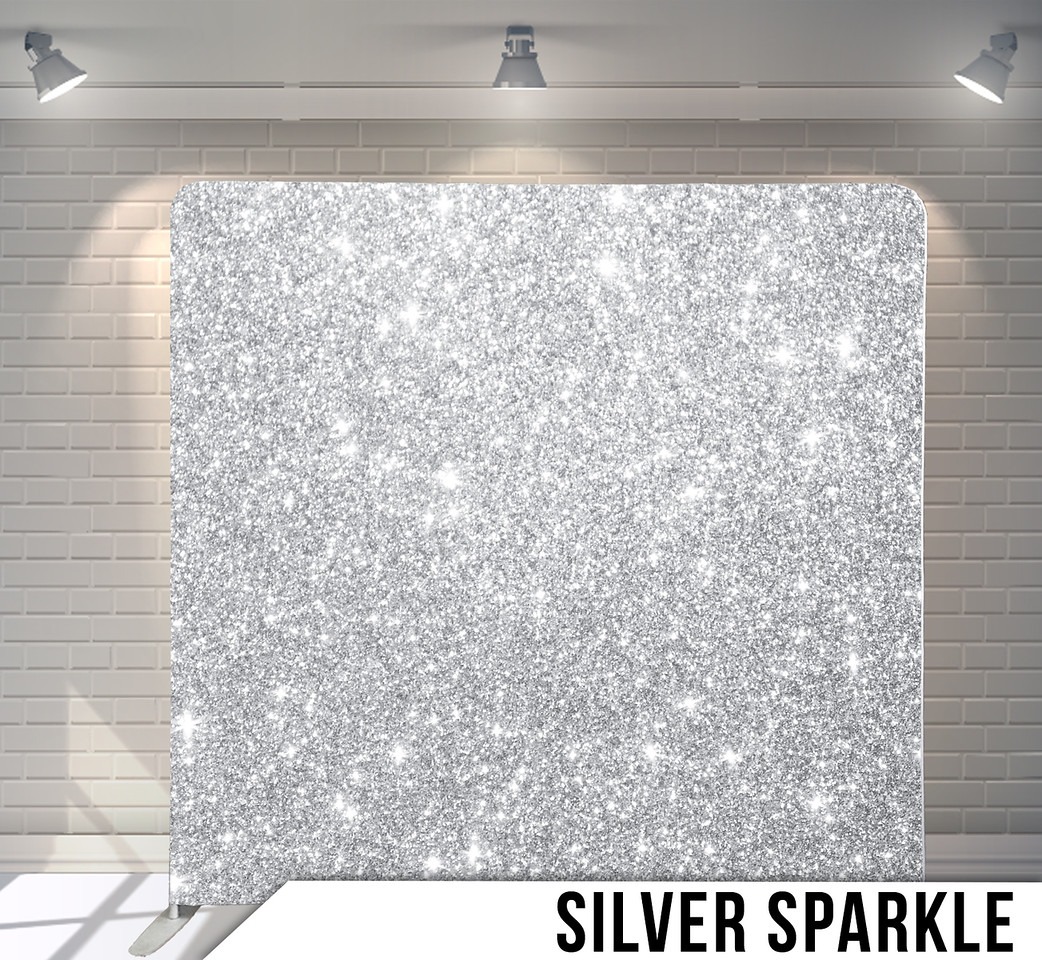 silver sparkle backdrop image