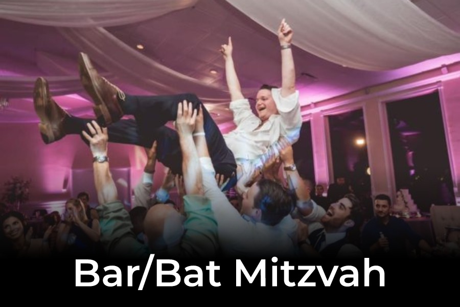 Image of Boy Being carried at a Barmitzvah